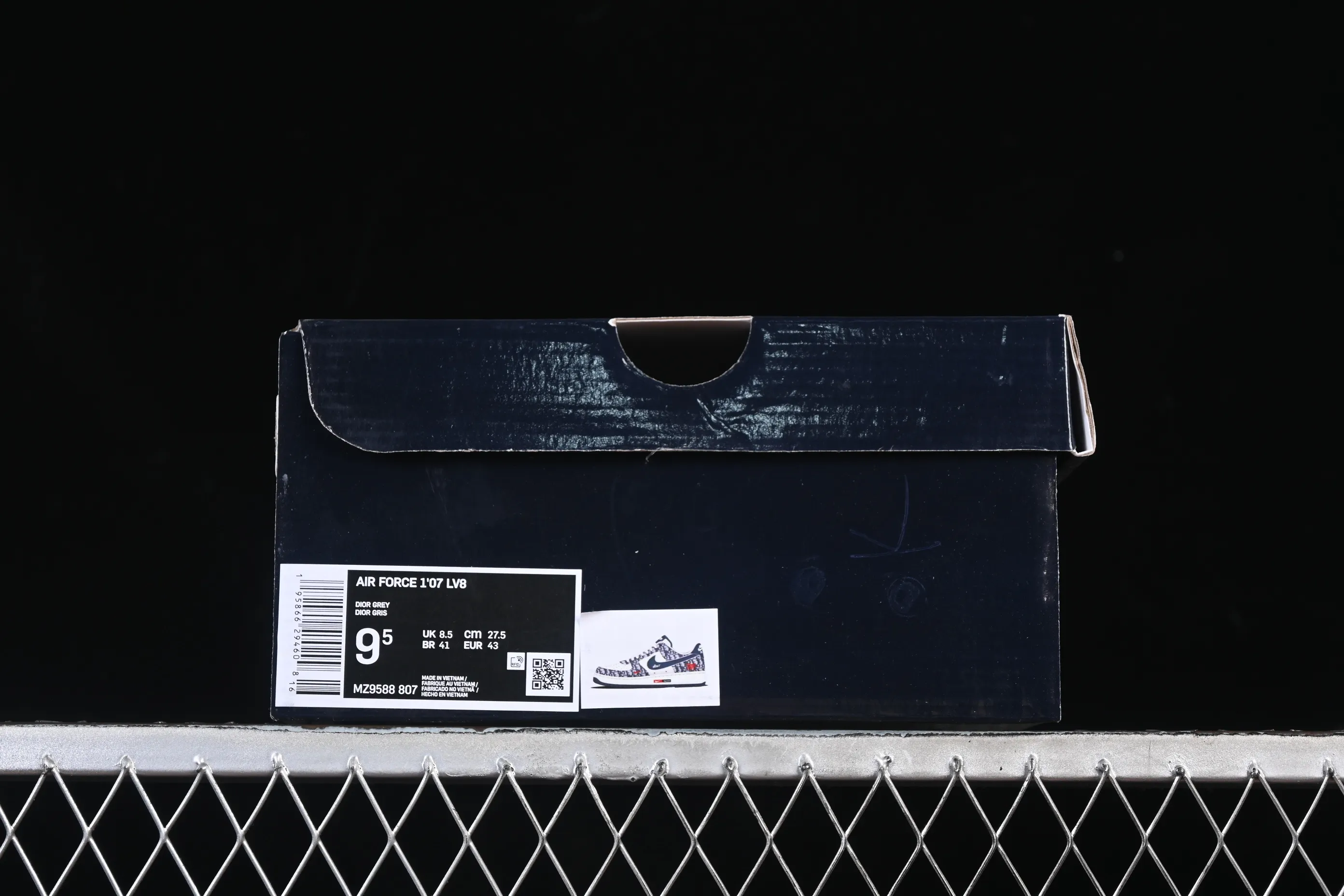 All categories Nk Air Force 1 Air Force series Nk Air Force 1 Low Air Force low top Nike Air Force 1'07 Low Dior joint pattern beige gray red Air Force 1 low top casual sneakers MZ9588-807